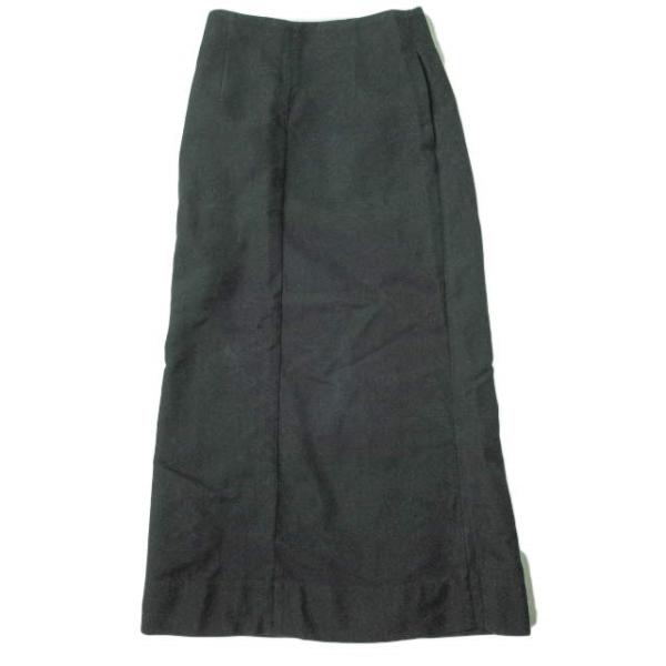 UNITED ARROWS ユナイテッドアローズ 日本製 コットンツイル タイトマキシスカート 15...