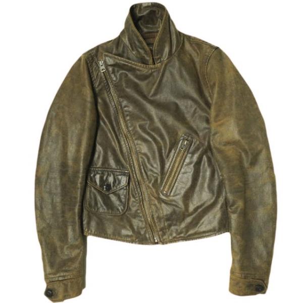 RRL ダブルアールエル Leather Moto Jacket レザーモトジャケット 282950...