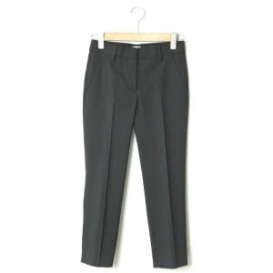 PRADA プラダ ストレッチポリエステルツイル スリムスラックス DNA528 S111 36 ブ...