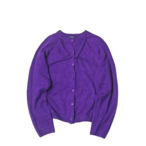 LIMI feu リミフゥ 18AW 日本製 アルパカクルーネックカーディガン LV-K21-160...