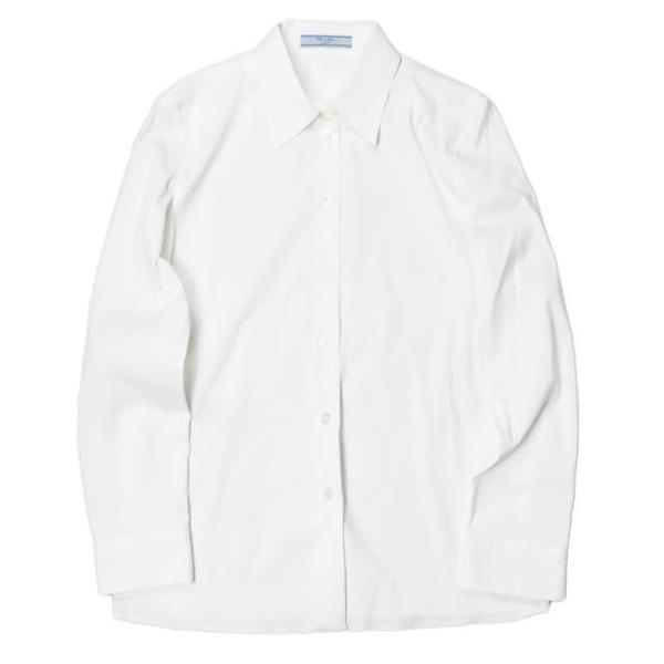 PRADA プラダ ストレッチコットンソリッドカラーシャツ DNA634 S152 F62 36 ホ...