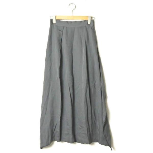 LIMI feu リミフゥ 18AW 日本製 レーヨンヘリンボーンマキシスカート LW-S02-21...