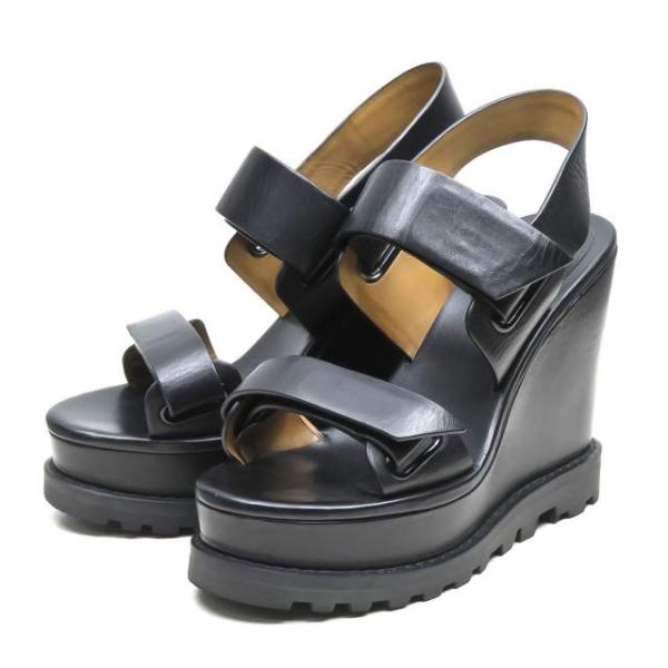 マークバイマークジェイコブス MARC BY MARC JACOBS ウェッジソールベルトストラップ...