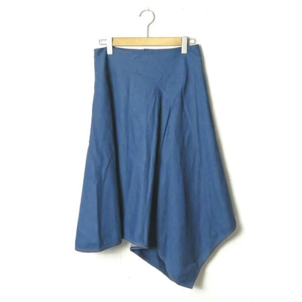 ステラマッカートニー Stella McCartney イタリア製 サイドスリット変形デニムスカート...