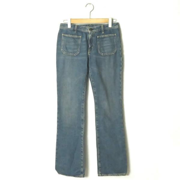 サンローランパリ SAINT LAURENT PARIS イタリア製 D09 W/FL-RW フレア...