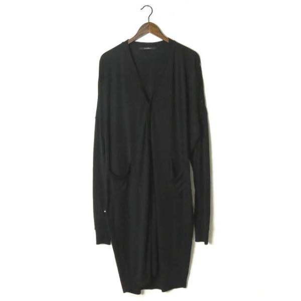 リミフゥ LIMI feu 17AW 日本製 ショルダーボタンロングカーディガン LD-T02-93...