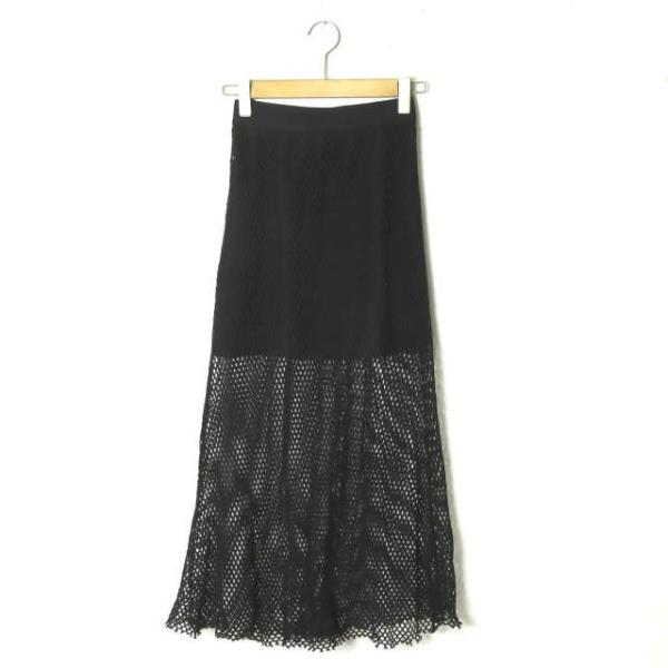 リミフゥ LIMI feu 18SS 日本製 メッシュイージーマキシスカート LW-T81-036 ...