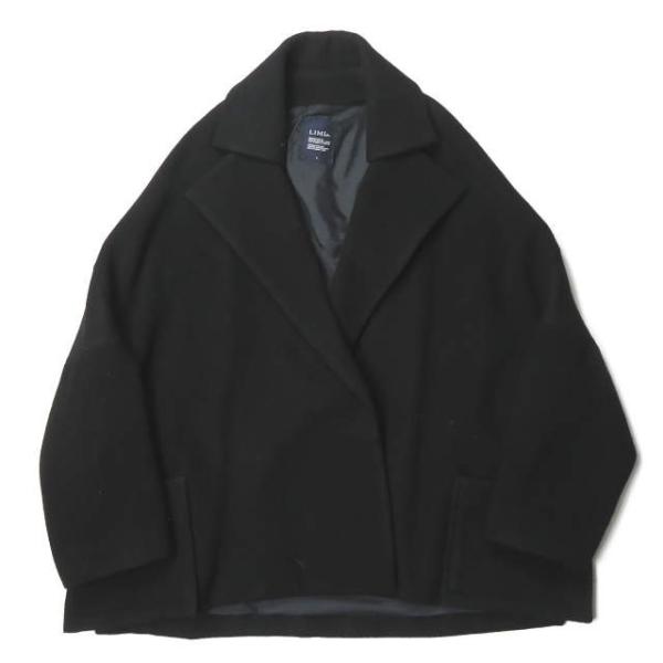 リミフゥ LIMI feu 18AW 日本製 メルトンウールショートチェスターコート LV-C12-...
