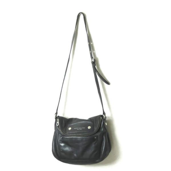 マークバイマークジェイコブス MARC BY MARC JACOBS レザーフラップショルダーバッグ...