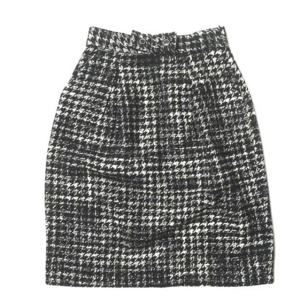 antonio marras アントニオマラス イタリア製 ウールハウンドトゥースタックスカート 4...