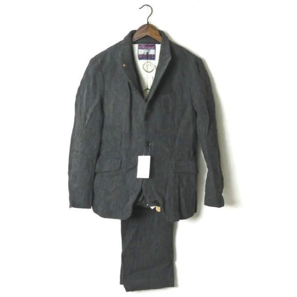 エディフィス 417 by EDIFICE ウールリネンヘリンボーンワークジャケット&amp;5Bジレ&amp;1タ...