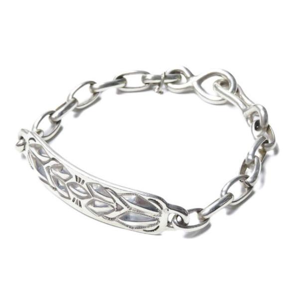 レイアダカイ RAY ADAKAI スタンプワーク チェーンブレスレット シルバー バングル インデ...