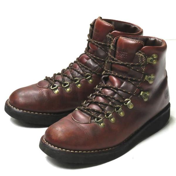 セダークレスト CEDAR CREST レザーマウンテンブーツ US7(25cm) ダークブラウン ...
