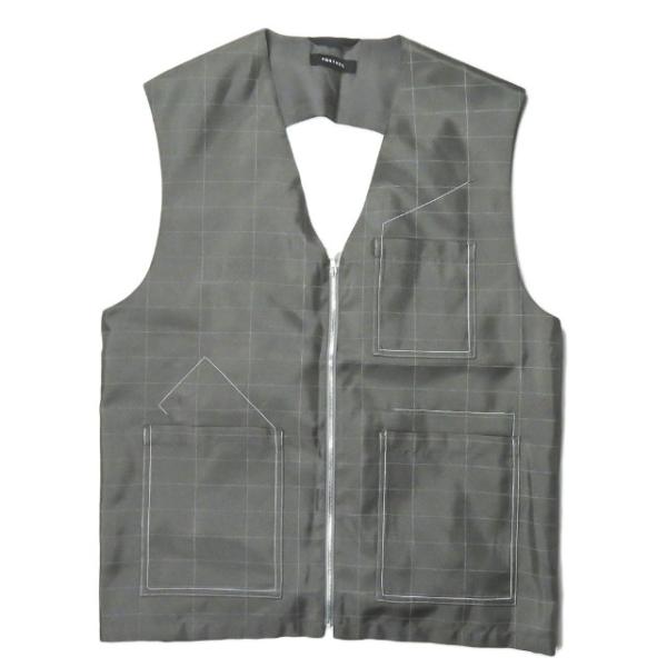 PORTVEL ポートヴェル 20SS 日本製 REFLECTOR TWILL C-1 VEST ポ...
