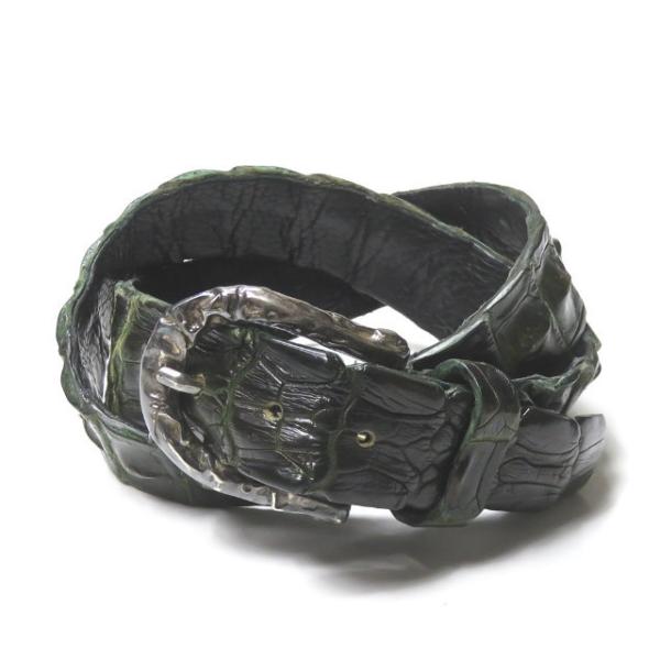 スカンザーニ イーボ SCUNZANI IVO  イタリア製 CROCODILE LEATHER B...