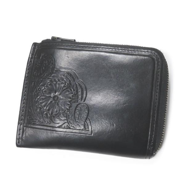 Needles ニードルス Carving Coin Case カービングコインケース ブラック L...