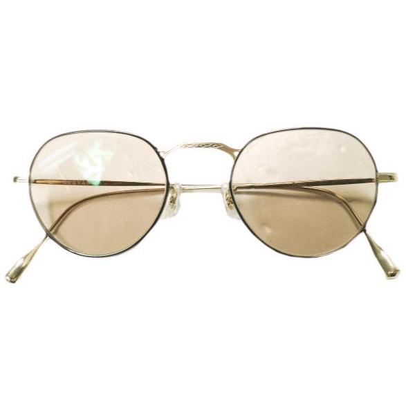 EYEVAN アイヴァン 日本製 FREED G-C フリード ボストンサングラス Gold/Bla...