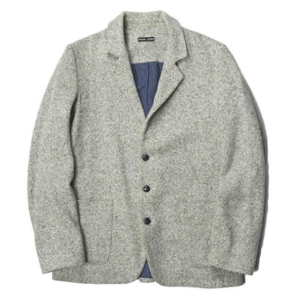 フランクリーダー FRANK LEDER ドイツ製 GRAY x WHITE CHECKERED 3...