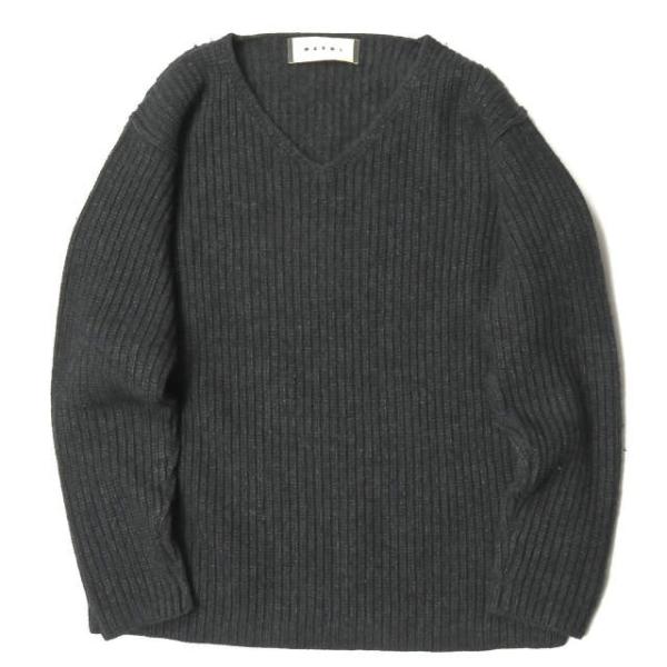 MARNI マルニ イタリア製 ウールカシミヤ ミドルゲージVネックニット l13CVMG008A0...