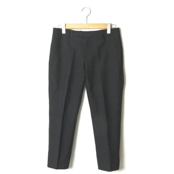 サンローランパリ SAINT LAURENT PARIS イタリア製 ウールノープリーツスリムスラッ...