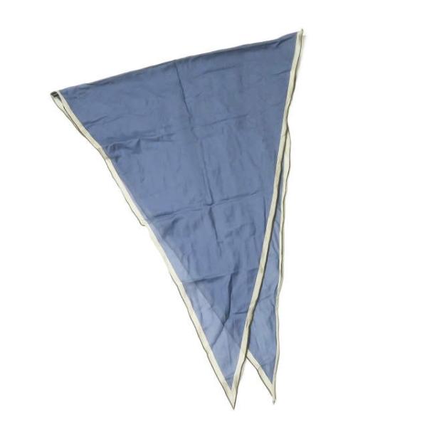 エルメス HERMES フランス製 ロザンジュ GM ネイビー/ベージュ スカーフ ストール 菱形 ...