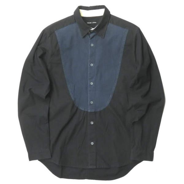 フランクリーダー FRANK LEDER ドイツ製 イカムネシャツ 0816057 XS ブラック/...