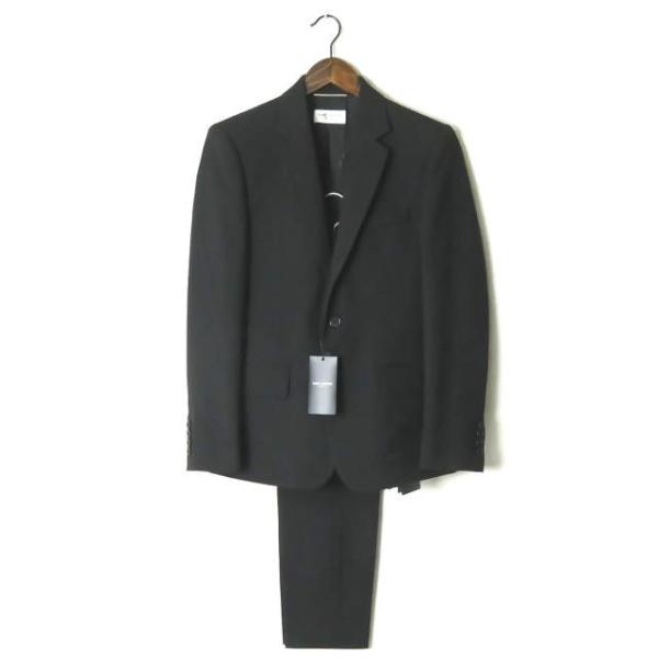 サンローランパリ SAINT LAURENT PARIS ウールサージ2Bジャケット&amp;ノープリーツス...