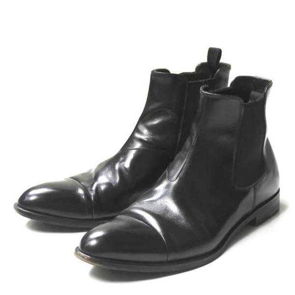 プラダ PRADA イタリア製 Skiskolaer キャップトゥサイドゴアブーツ 2TA042 5...