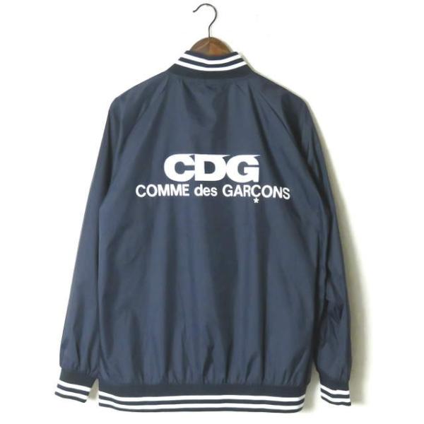 コムデギャルソン COMME des GARCONS CDG Varsity Jacket ロゴプリ...