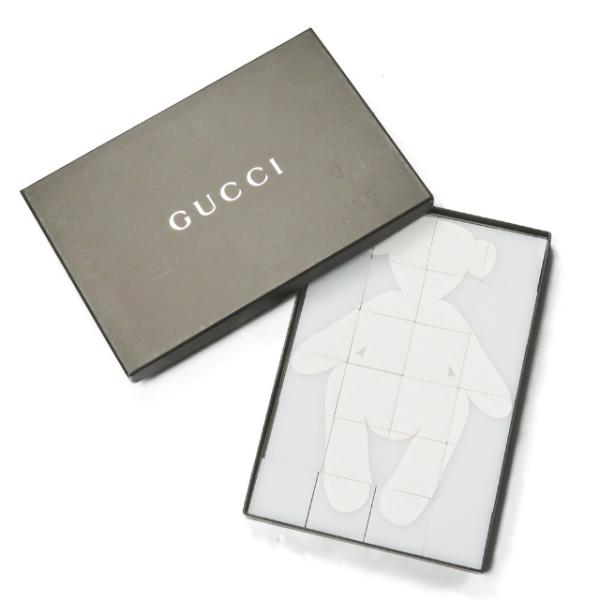 グッチ GUCCI イタリア製 Baby Puzzle ベビーパズル 163863 ホワイト ベア ...