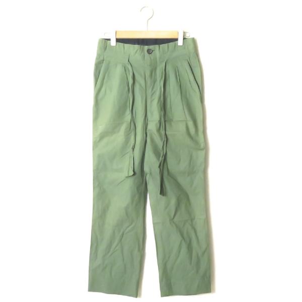 ウミットベナン UMIT BENAN イタリア製 コットンメタル 3タックワイドイージーパンツ UB...