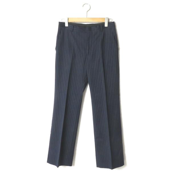 ヴェロニクブランキーノ VERONIQUE BRANQUINHO ベルギー製 ウールギャバストライプ...