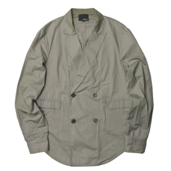スリーワン フィリップリム 3.1 Phillip Lim コットンツイル4Bダブルシャツジャケット...
