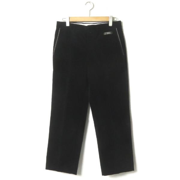 エルメス HERMES イタリア製 レザーパイピング コーデュロイパンツ 09523.002 42 ...