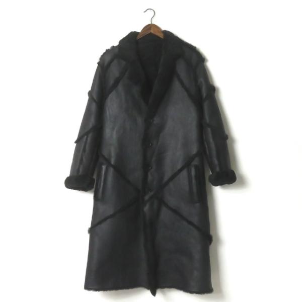 ETRO エトロ 19AW イタリア製 リアルムートン チェスターフィールドコート 192-1L91...