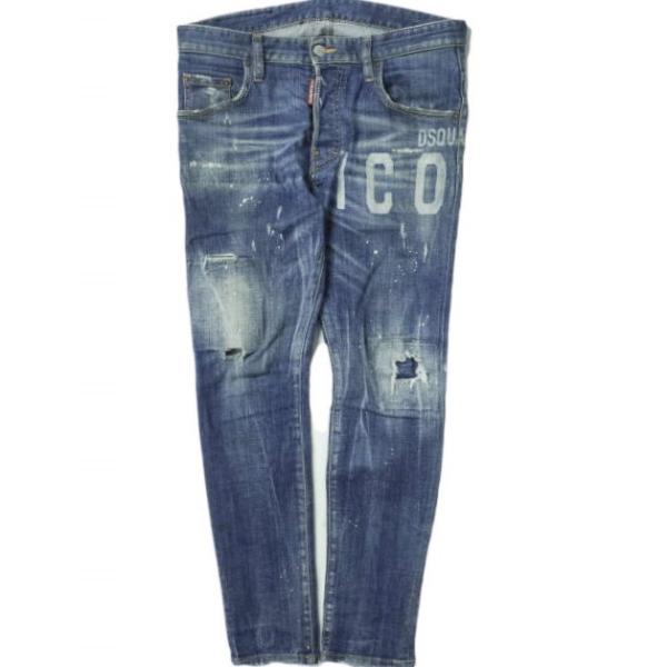 DSQUARED2 ディースクエアード 21SS SKATER JEANS スケータージーンズ ダメ...