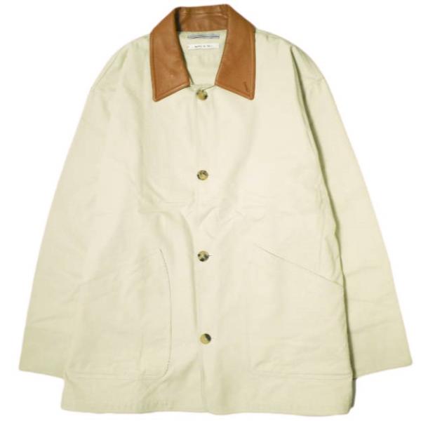 Cristaseya クリスタセヤ 22AW イタリア製 OVER BLOUSON WITH LEA...