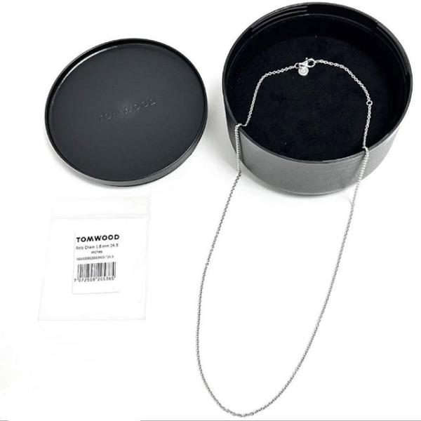 TOM WOOD トムウッド Rolo Chain 1.8mm 24.5inch ロロチェーンネック...