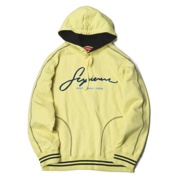 SUPREME シュプリーム 19SS Contrast Embroidered Hooded Sw...