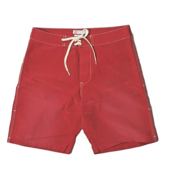 S/DOUBLE エスダブル 日本製 コットンナイロンサーフショーツ 1140709 30 レッド ...