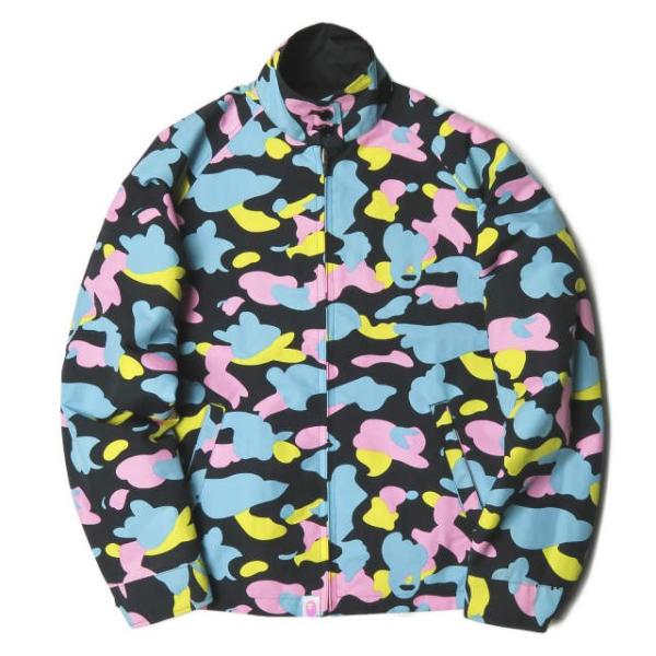 アベイシングエイプ A BATHING APE 日本製 マルチカモ リバーシブルナイロンスウィングト...
