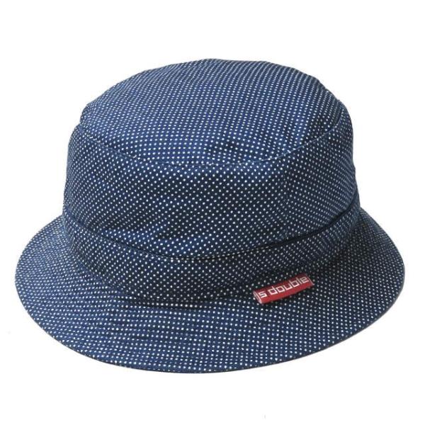 エスダブル S/DOUBLE 日本製 DENSE DOT HAT ドットプリントバケットハット L ...