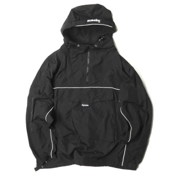 シュプリーム Supreme 18SS Split Anorak スプリットアノラック S ブラック...