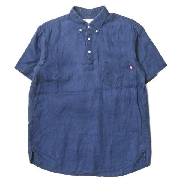 エスダブル S/DOUBLE リネンショートスリーブBDプルオーバーシャツ 1140312 US/S...