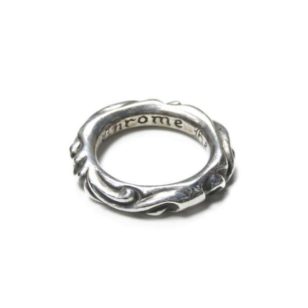 クロムハーツ CHROME HEARTS Scroll Band スクロールバンドリング 12号 シ...
