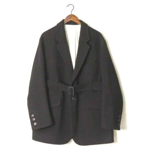 ウル URU 18AW 日本製 BELTED JACKET ウールベルテッドジャケット 18FUJ0...