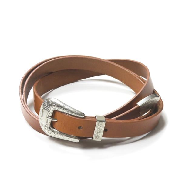 ベッドフォード BED J.W. FORD Westem. BELT ウエスタンベルト 1 ブラウン...