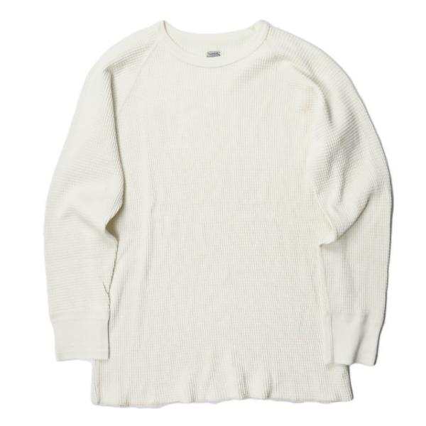 テンダーロイン TENDERLOIN 日本製 ワッフルサーマルラグランカットソー M ナチュラル 長...