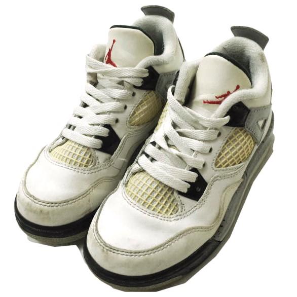 NIKE ナイキ AIR JORDAN 4 RETRO WHITE CET 2016 (PS) エア...