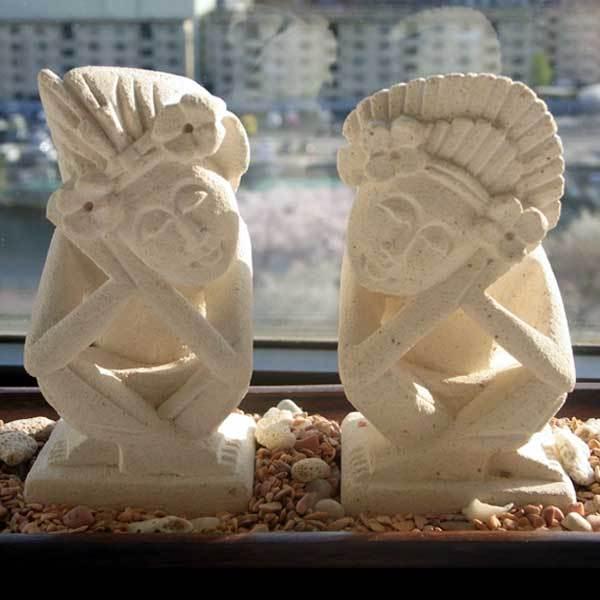 パリマナン お祈り バリスカカップル S アジアン オブジェ インテリア